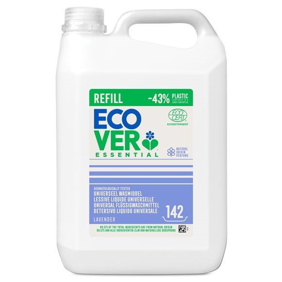 Ecover Essential Flüssigwaschmittel Universal Lavendel Kanister 5 lt