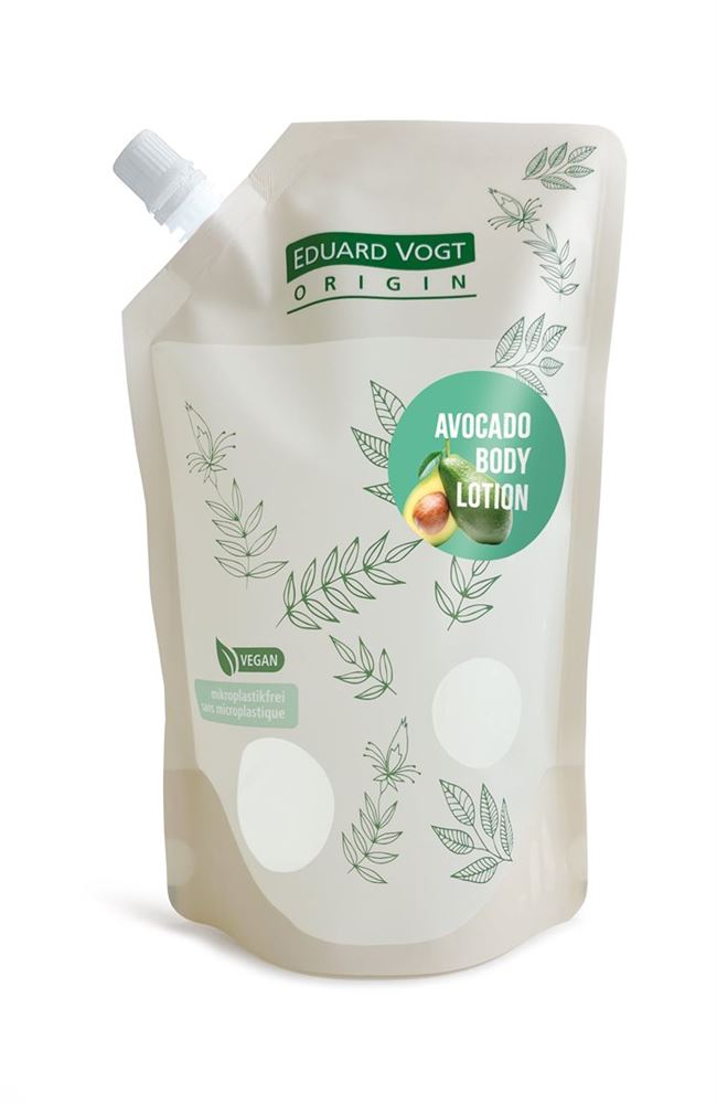 Eduard Vogt Origin Avocado Body Lotion Nachfüllbeutel 800 ml
