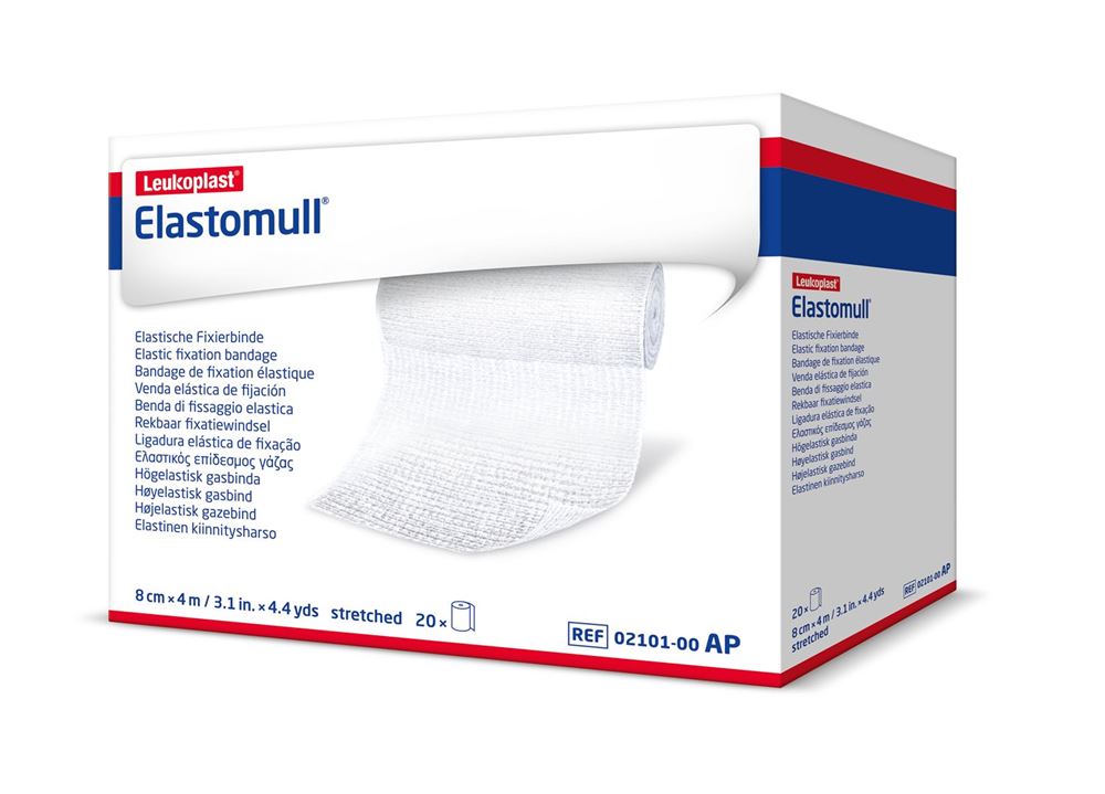 Elastomull Gazebinde weiss 8cmx4m 20 Stk