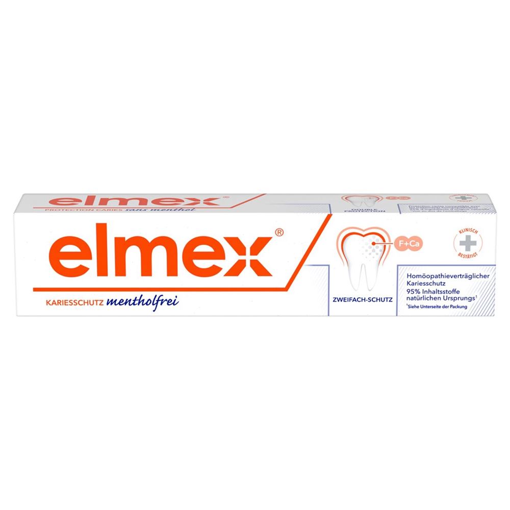 elmex Kariesschutz Zahnpasta mentholfrei Tb 75 ml