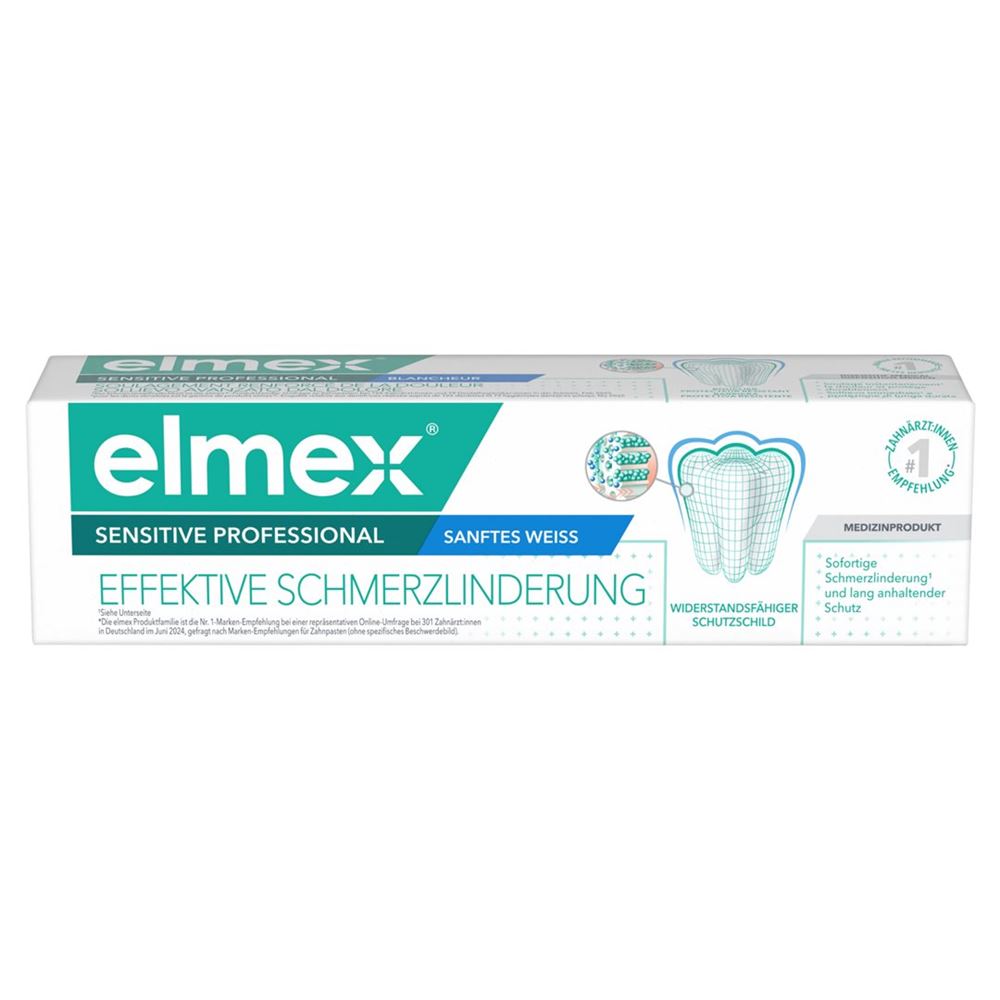 elmex Sensitive Professional Sanftes Weiss Zahnpasta Tb 75 ml