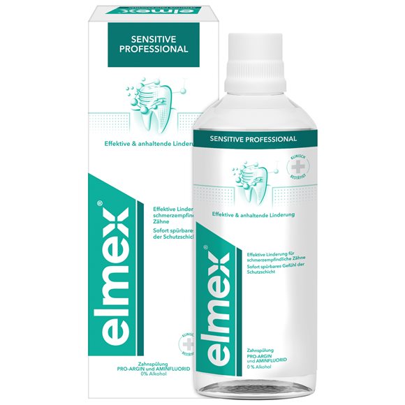 elmex Sensitive Professional Zahnspülung Fl 400 ml