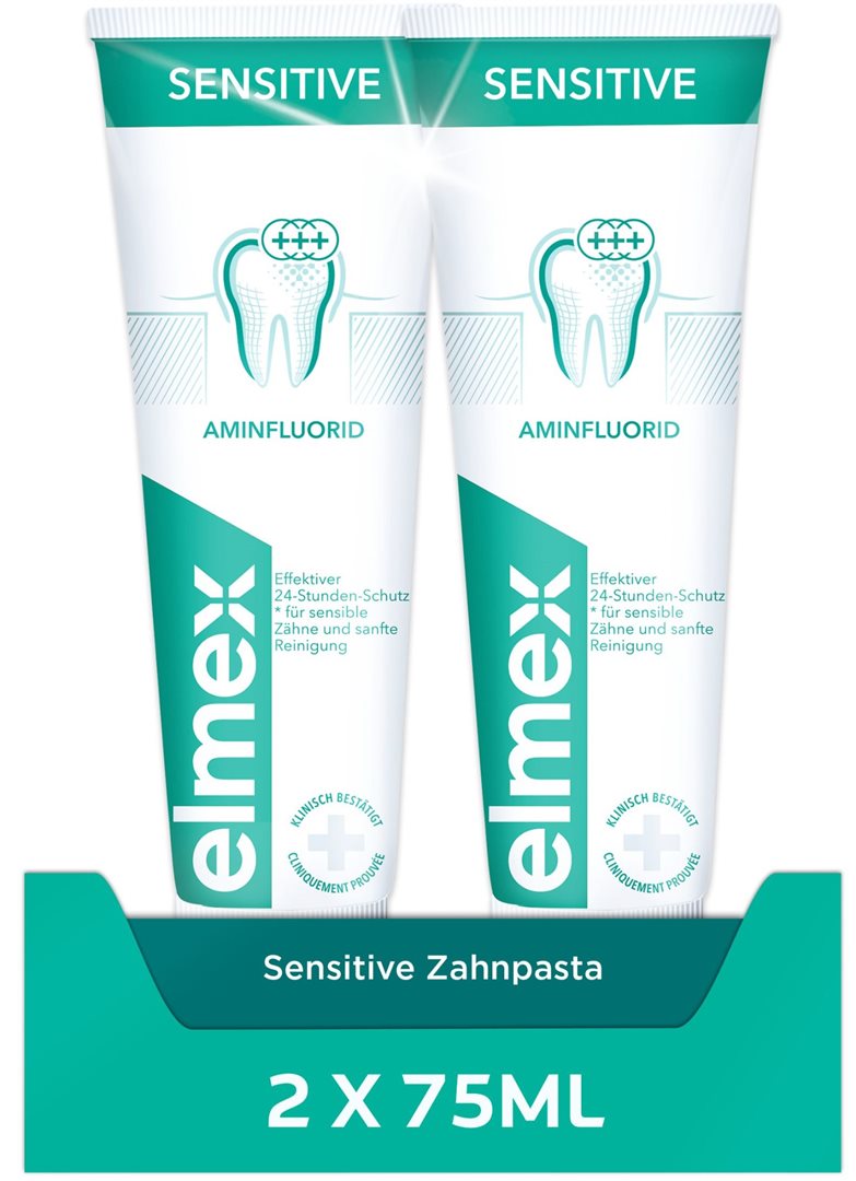 elmex Sensitive Zahnpasta Duo 2 x 75 ml
