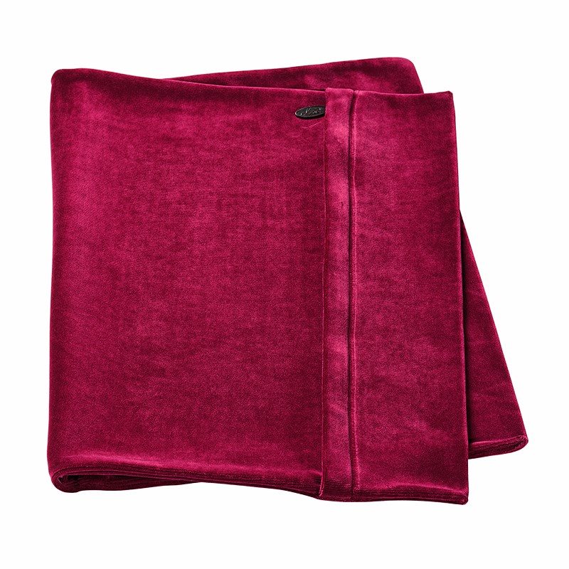 Elsa Kissenbezug 30x40cm Velours bordeaux