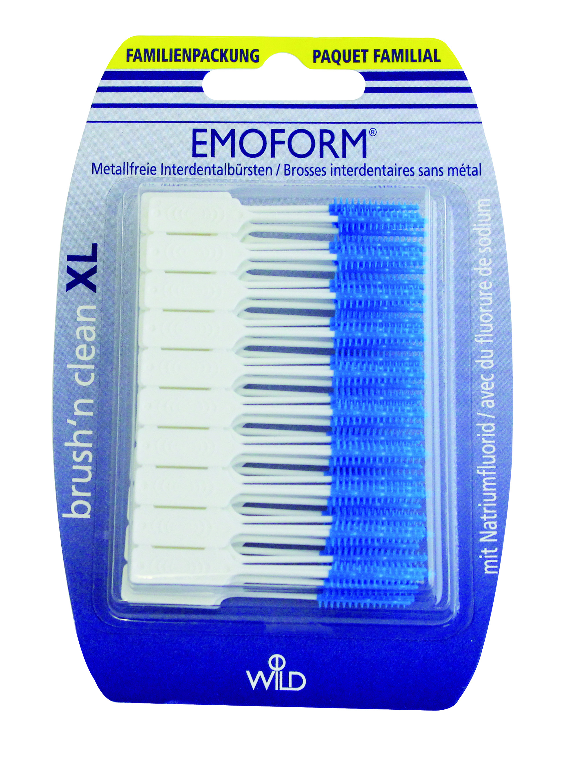 Emoform Brush'n Clean XL Familienpackung 80 Stk