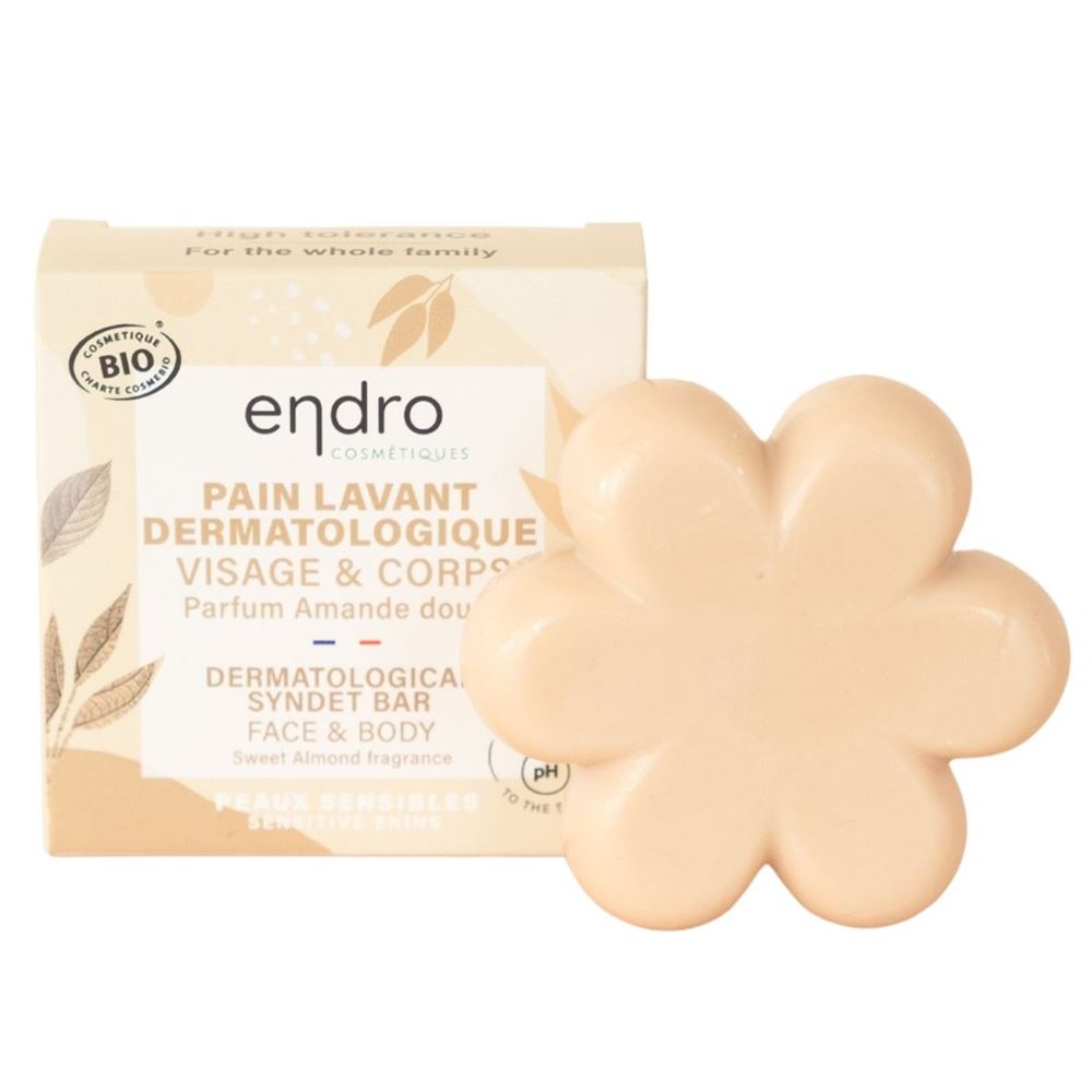 Endro Cosmétiques Dermatologische Waschpflege für Gesicht & Körper Süssmandelduft 85 ml