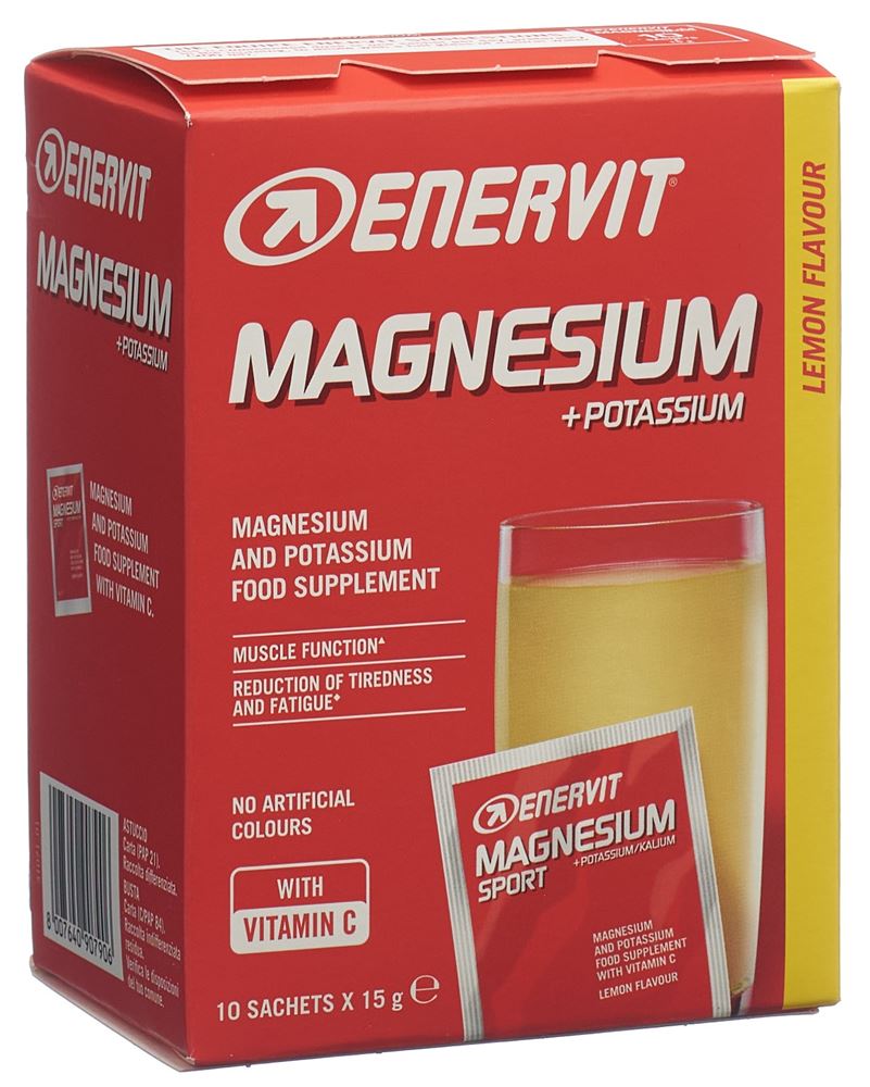 Enervit Plv Magnesium Potassium 10 Btl 15 g