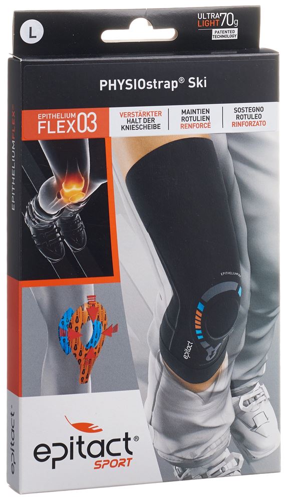 Epitact Sport Physiostrap Kniebandage SKI XL 44-47cm