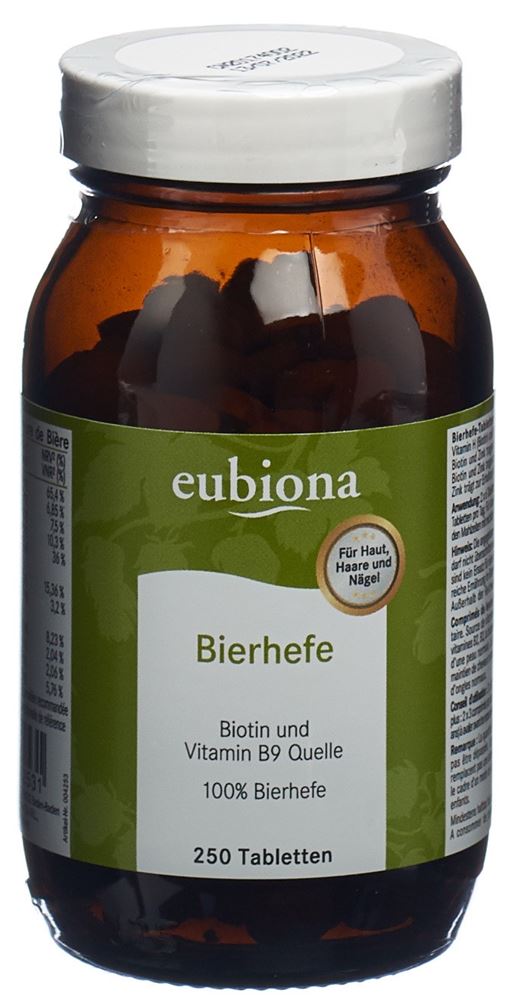 Eubiona Bierhefe Tabletten 100 G