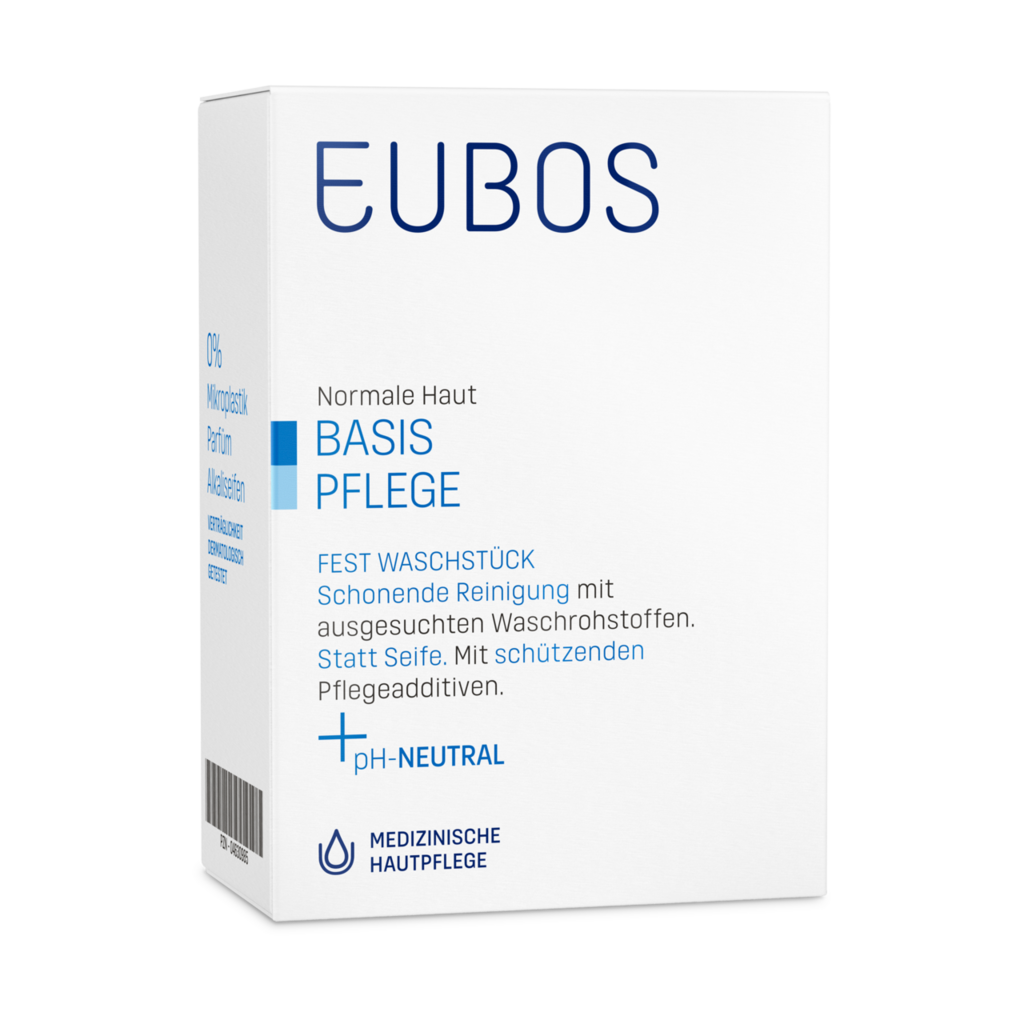 Eubos Seife fest unparfümiert blau 125 g