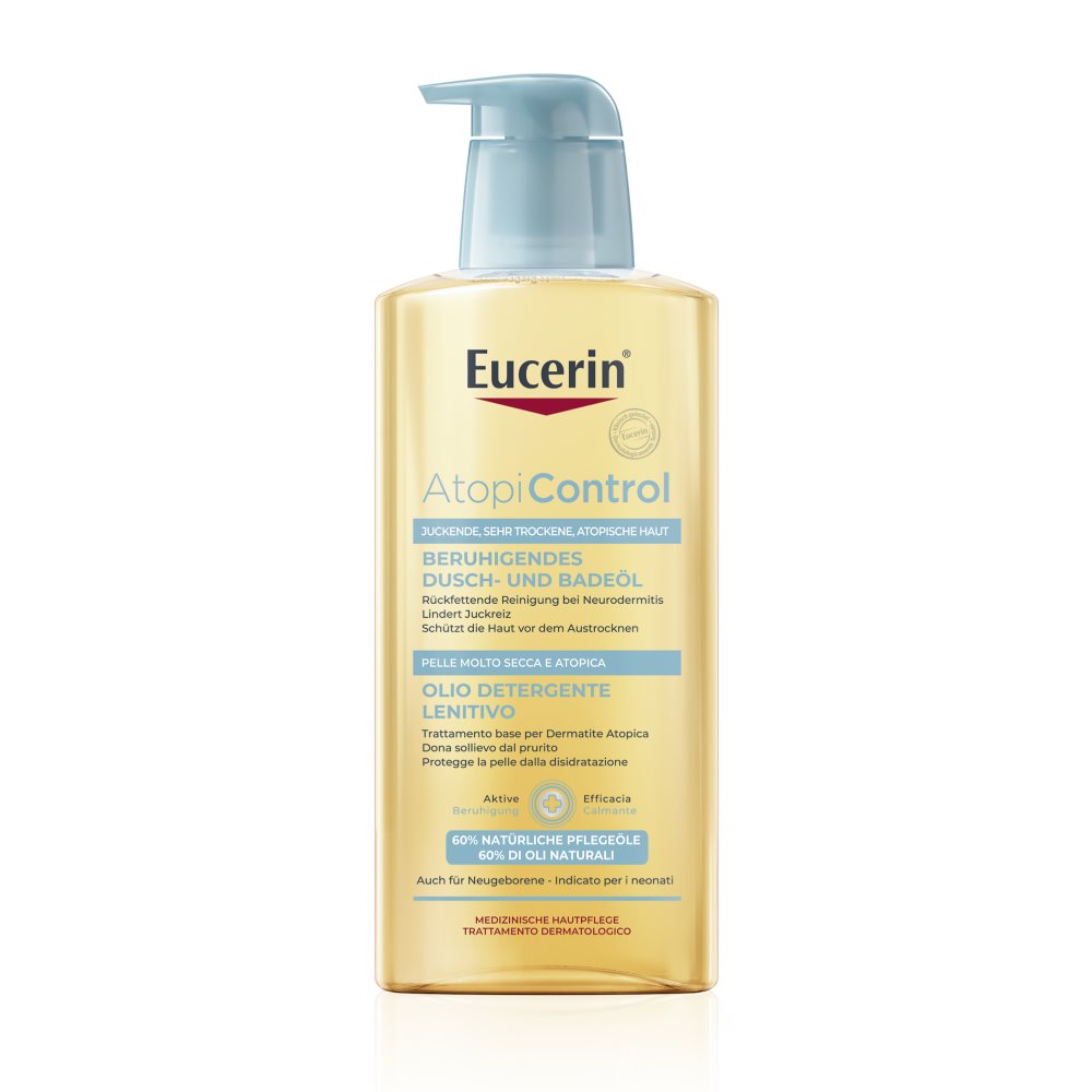 Eucerin AtopiControl Dusch- und Badeöl beruhigend Fl 400 ml