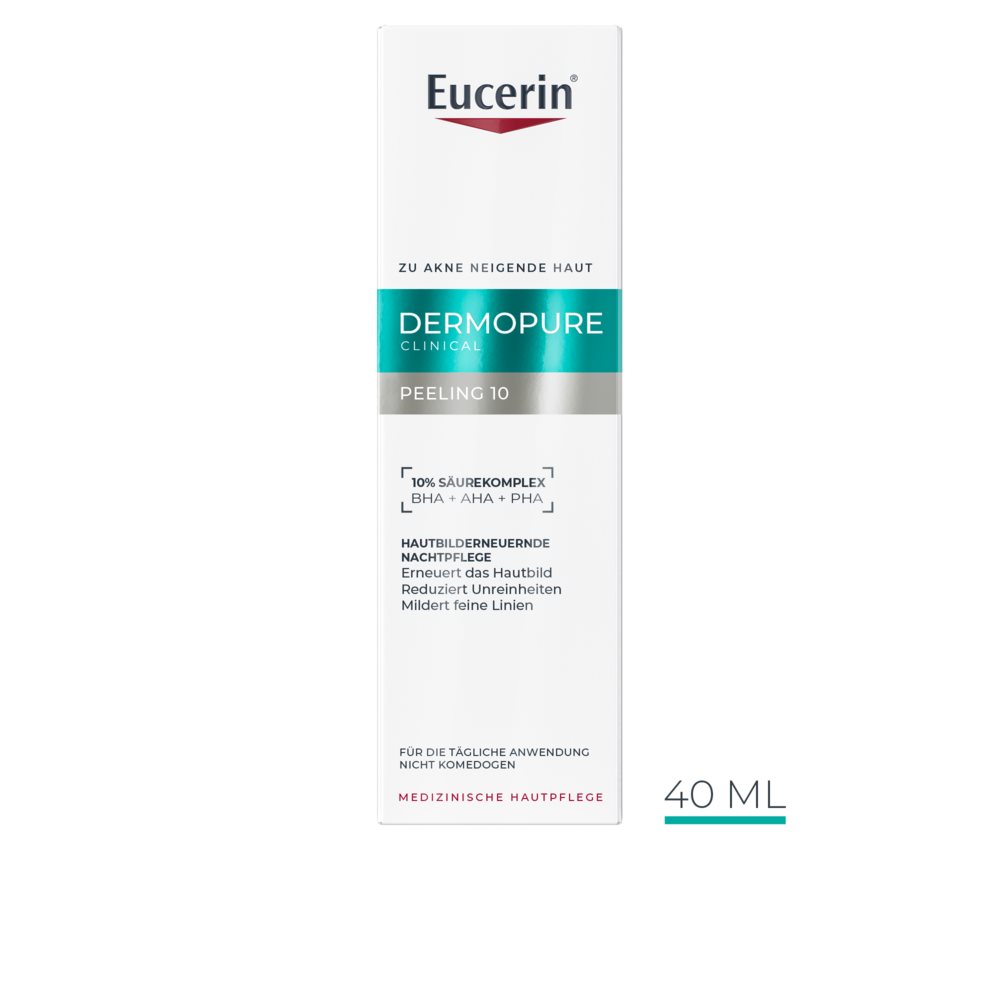 Eucerin Dermopure Clinical Peeling 10 Nachtpflege hautbilderneuernd 40 ml