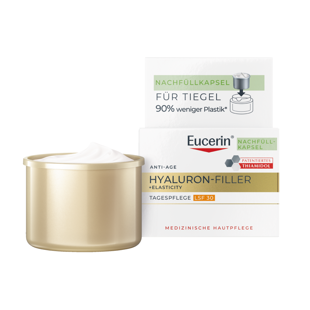 Eucerin Hyaluron-Filler + Elasticity Tagespflege Lsf30 Refill Topf 50 ml