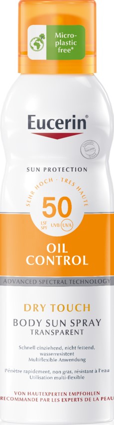 Eucerin SUN Body Spray Oil Control Dry Touch Lsf50 200 ml