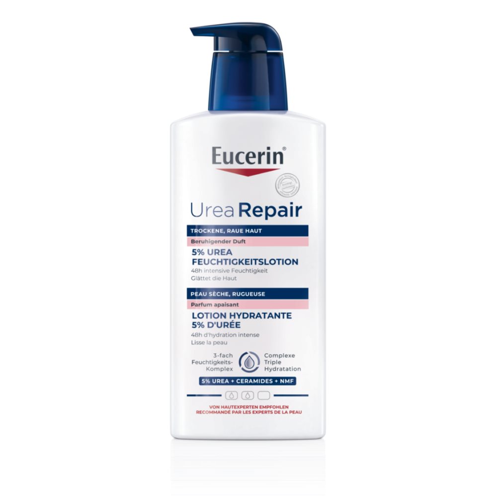 Eucerin UreaRepair Feuchtigkeitslotion 5 % Urea mit beruhigendem Duft Fl 250 ml