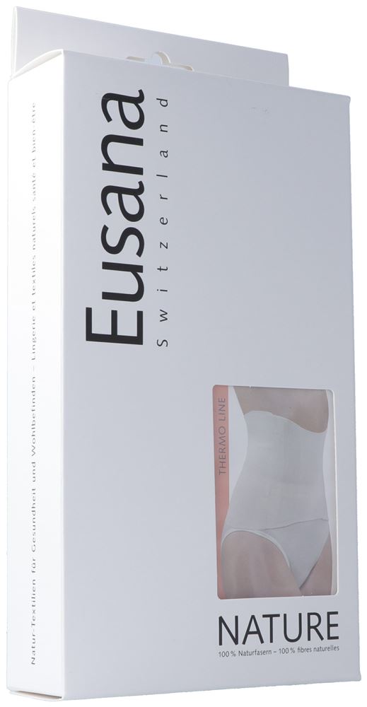 Eusana Pure Nierenwärmer M anatomisch aus Seide ivoire
