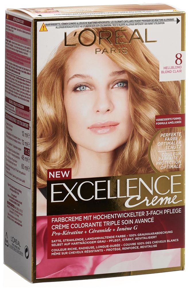 Excellence Creme Triple Protection 8 hellblond