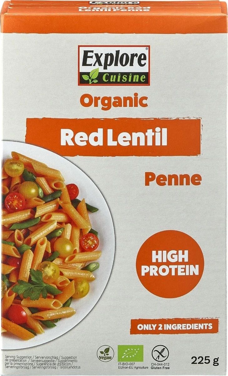 Explore Cuisine Penne aus Roten Linsen Bio 225 g
