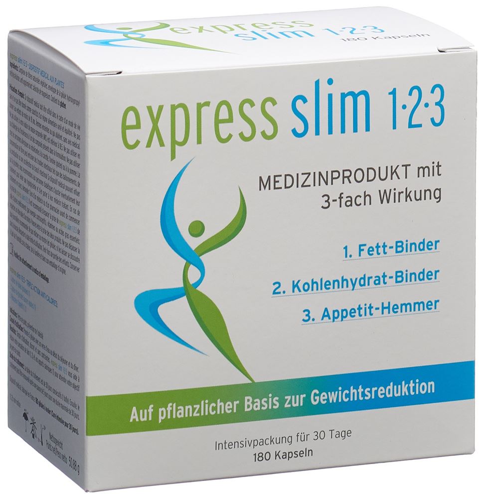 Express Slim 1-2-3 Kapseln Mit 3-Fach Wirkung 180 Stück