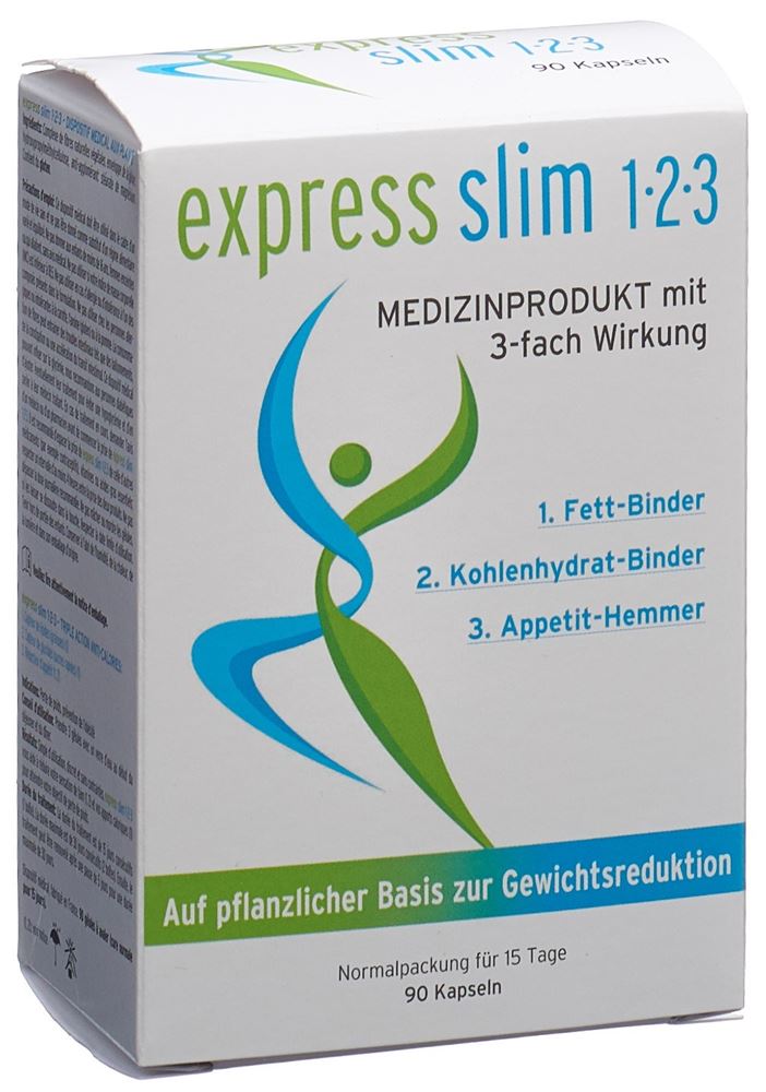 Express Slim 1-2-3 Kapseln Mit 3-Fach Wirkung 90 Stück