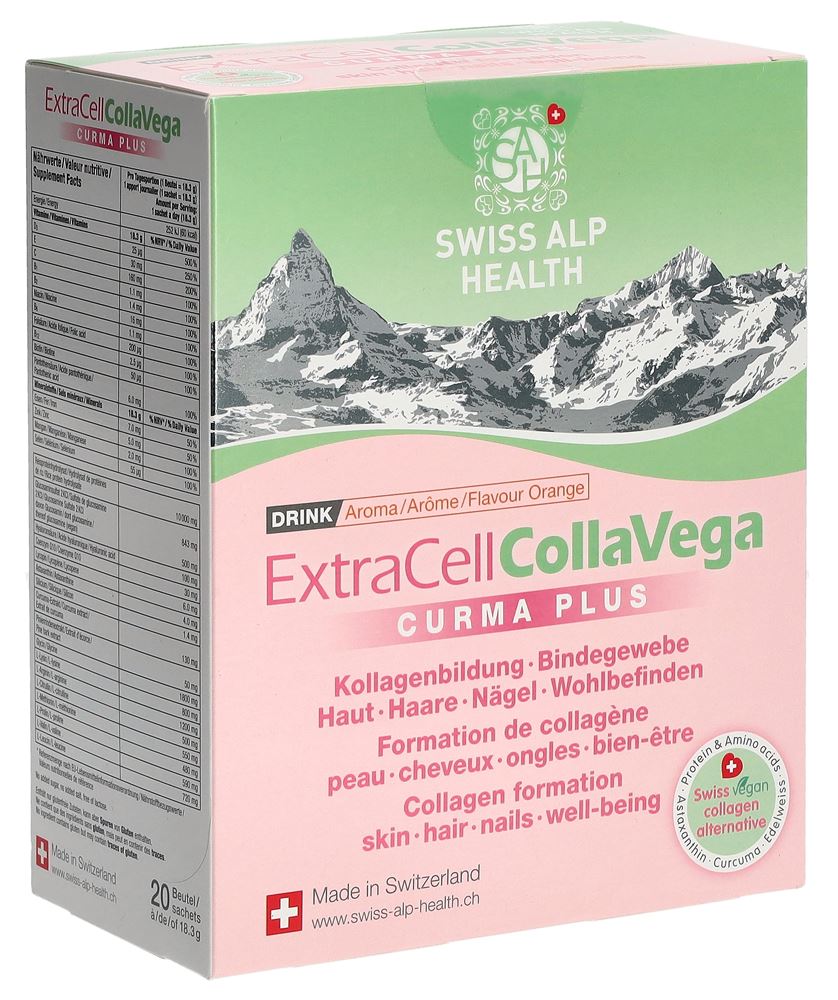 Extra Cell CollaVega Curma Plus Drink Orange 20 Btl 18.3 g