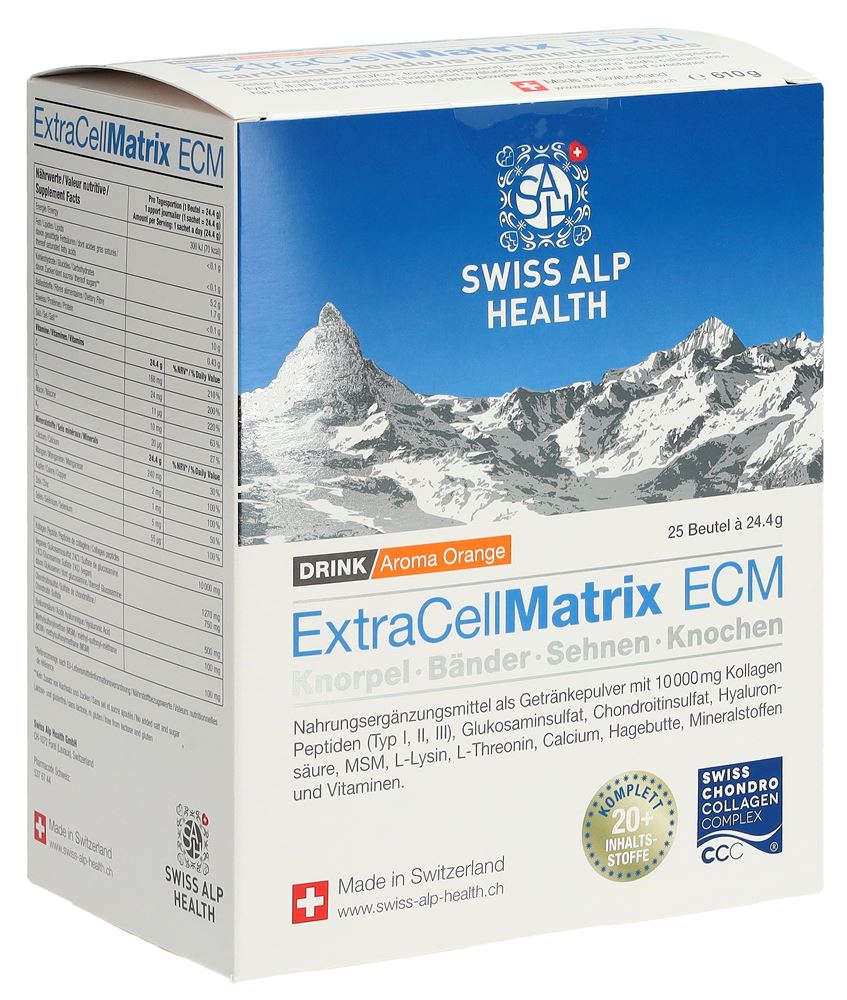 Extra Cell Matrix Drink Für Gelenke Und Haut Aroma Orange Beutel 30 Stück