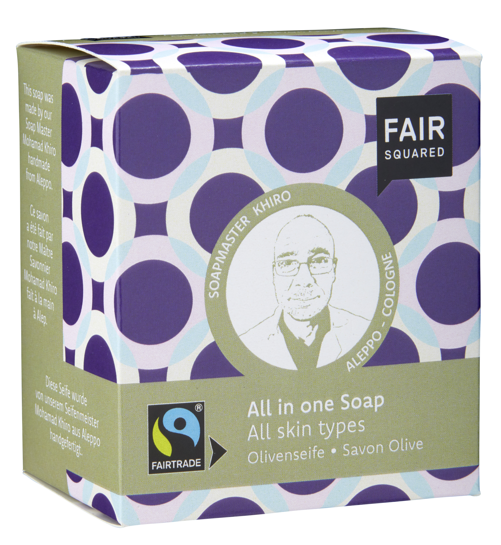 Fair Squared All in One Soap Olive All Skin Types 2 x 80 g