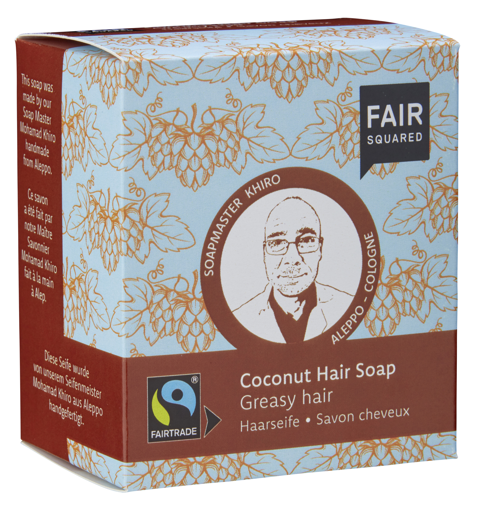 Fair Squared Hair Soap Coconut Greasy Hair 2 x 80 g