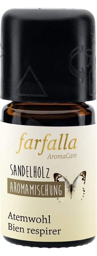 farfalla Aromamischung bleib gesund Sandelholz Atemwohl 5 ml