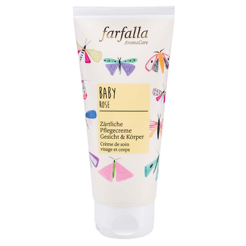 farfalla Baby Zärtliche Pflegecreme Gesicht & Körper Rose 100 ml