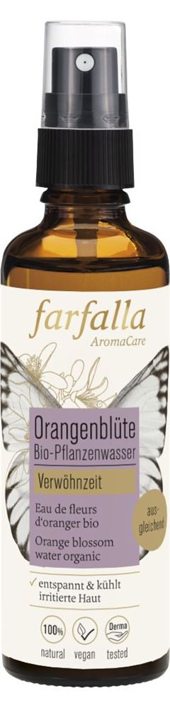 farfalla Bio-Pflanzenwasser Orangenblüte Spr 75 ml