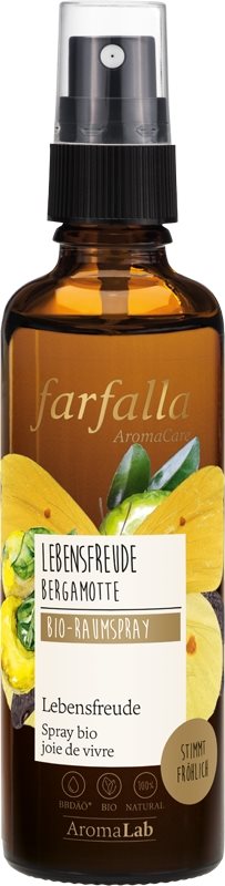 farfalla Bio-Raumspray Lebensfreude Bergamotte 75 ml