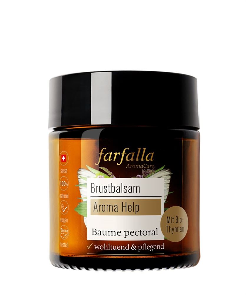 farfalla Brustbalsam Aroma Help Glas 30 ml