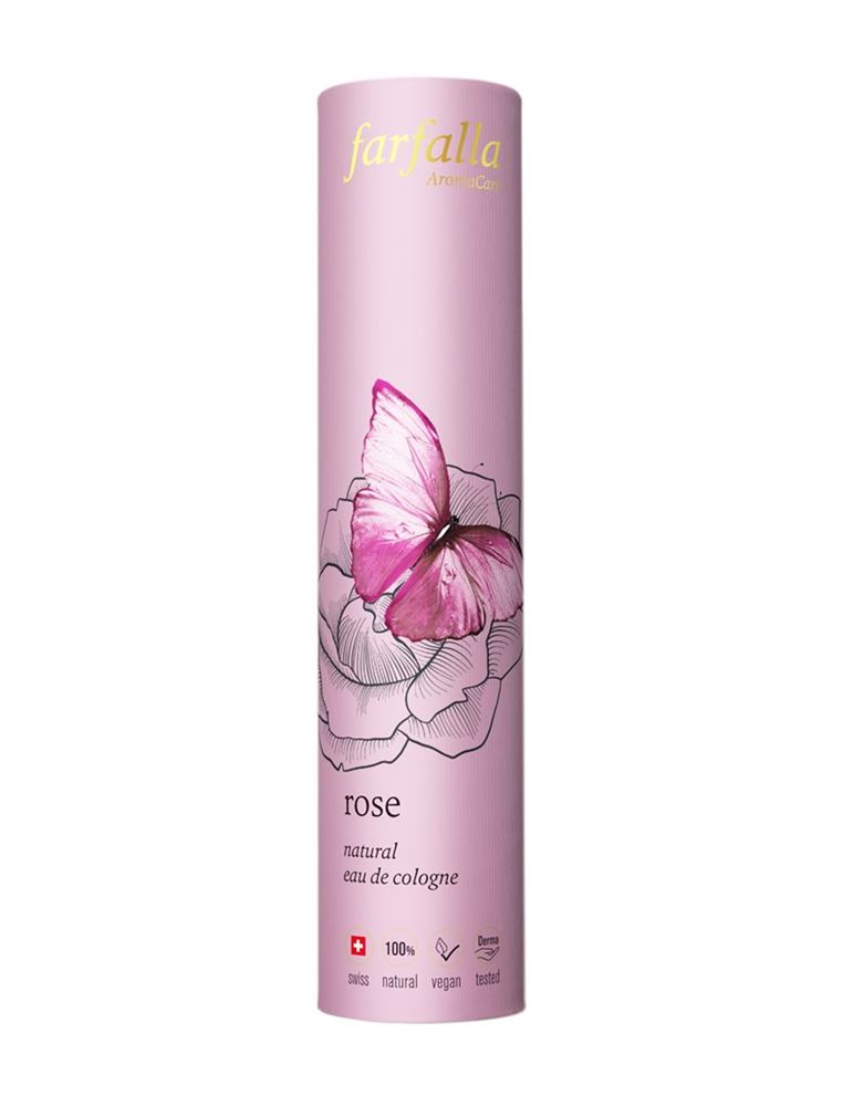 farfalla natural eau de cologne Rose 50 ml