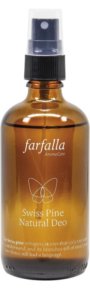 farfalla Swiss Pine Natural Deodorant Glasfl 100 ml