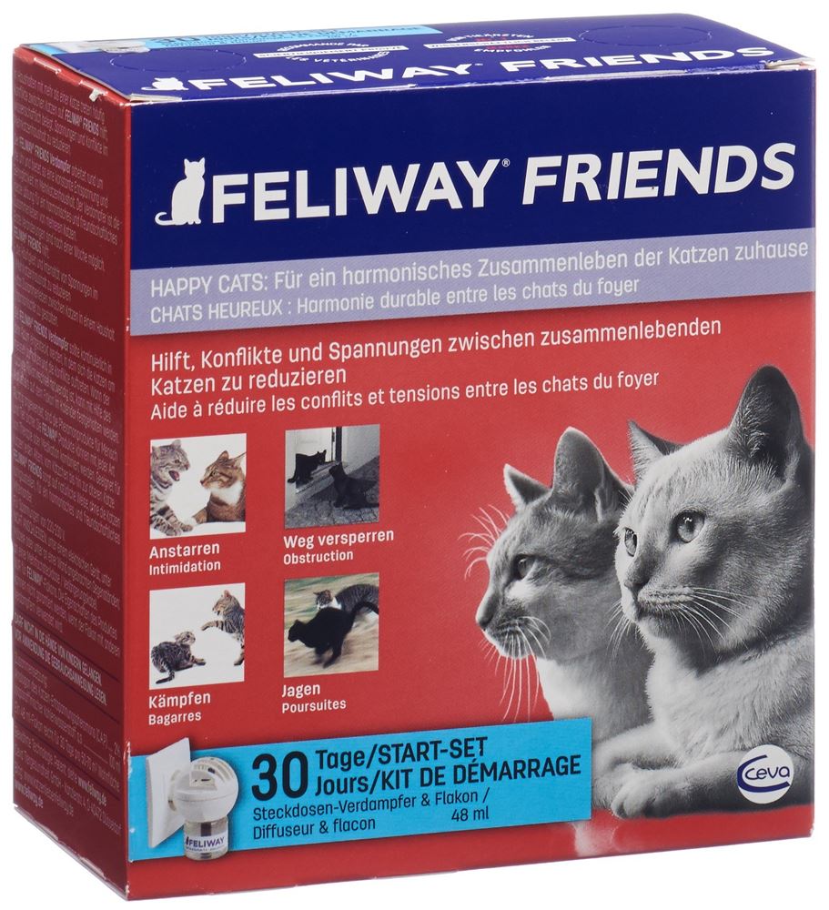 Feliway Friends Zerstäuber mit Nachfüllflasche 48ml
