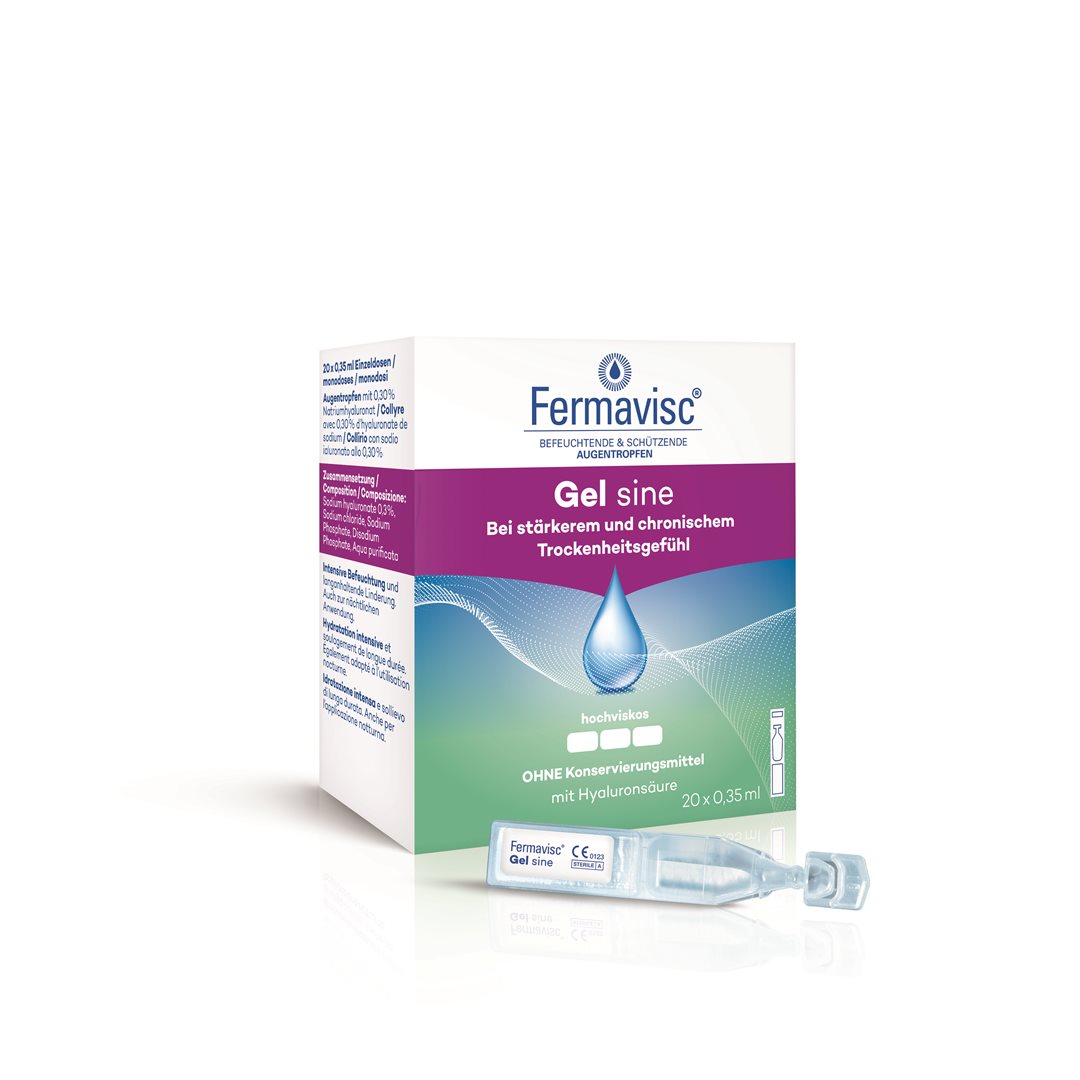 Fermavisc Gel sine Gtt Opht 20 Monodos 0.35 ml