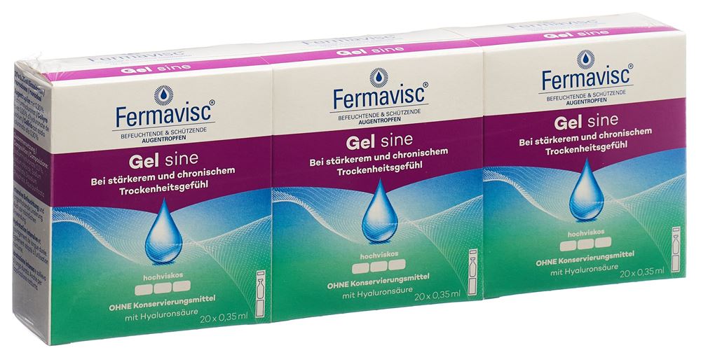 Fermavisc Gel sine Gtt Opht 60 Monodos 0.35 ml