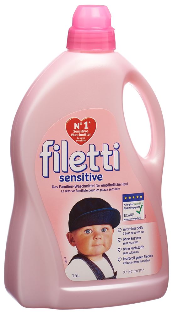 Filetti Sensitive Gel Fl 1.5 lt