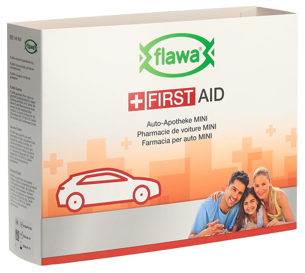 Flawa Auto-Apotheke Mini Bag rot