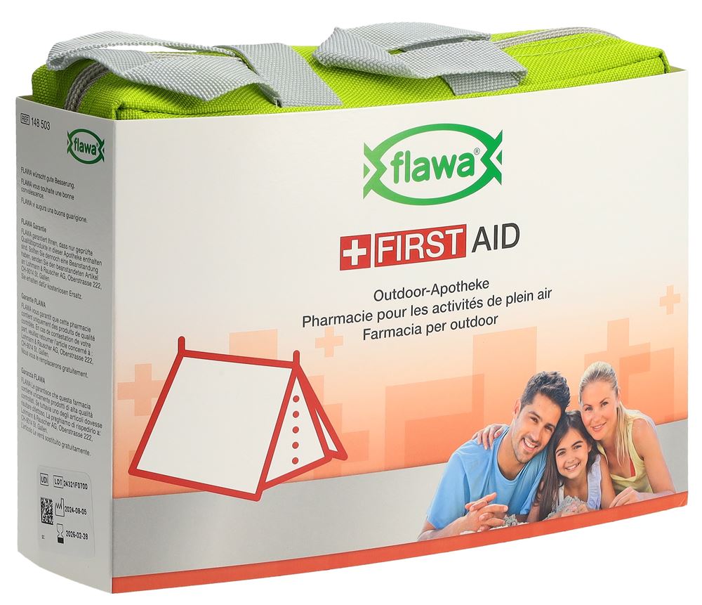 Flawa Outdoor-Apotheke Etui lime