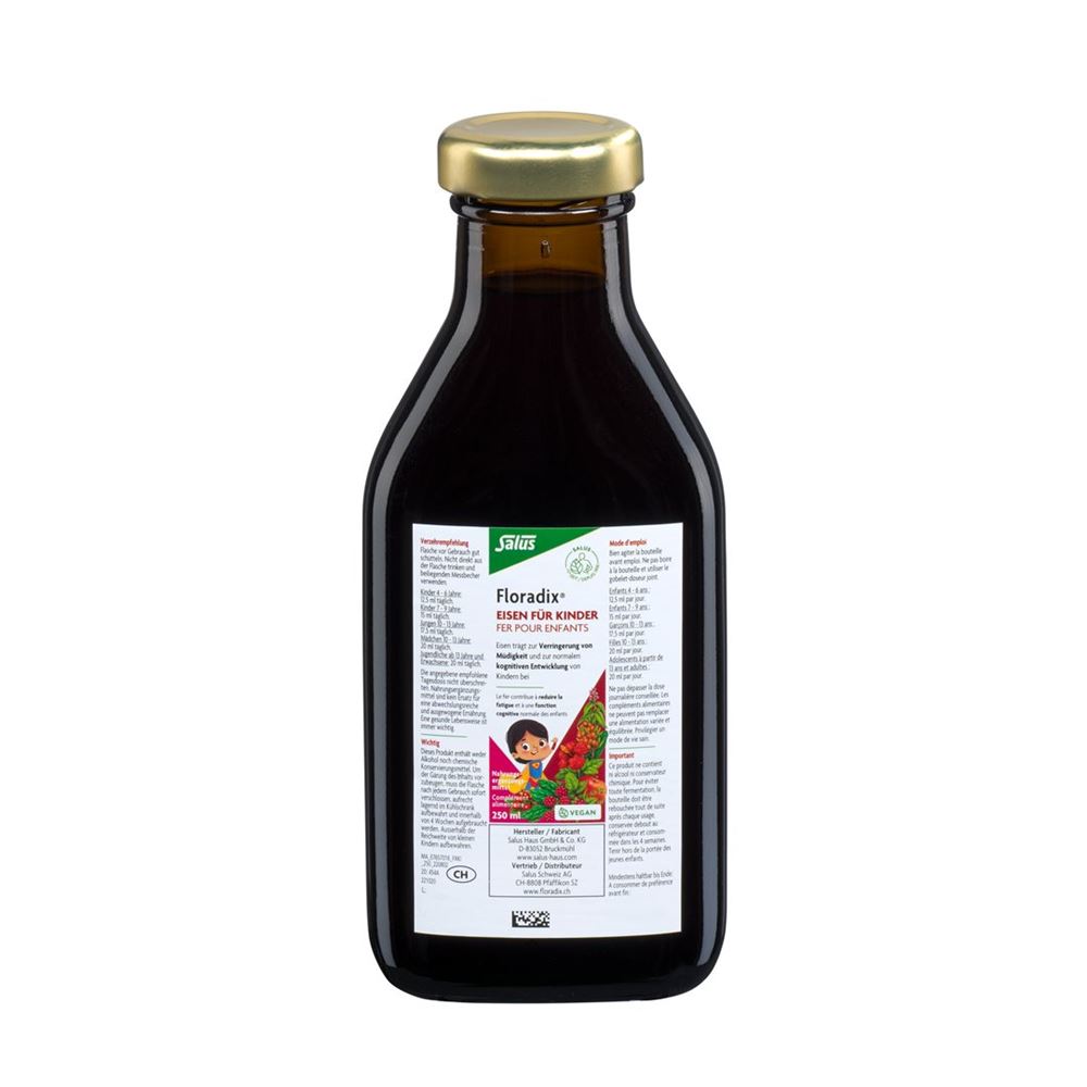 Floradix Eisen + Vitamine für Kinder Fl 250 ml