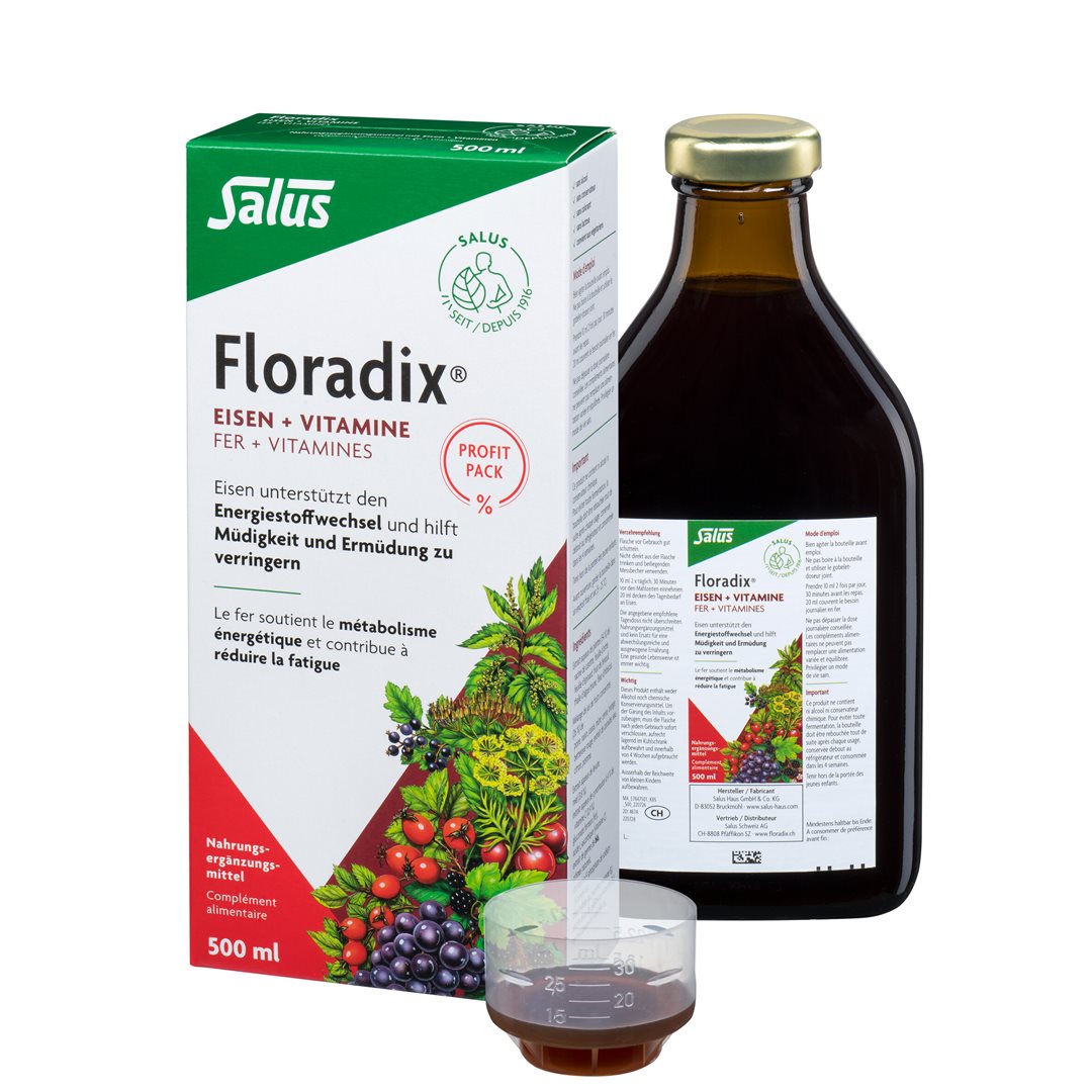 Floradix Eisen + Vitamine Profit Pack Fl 500 ml