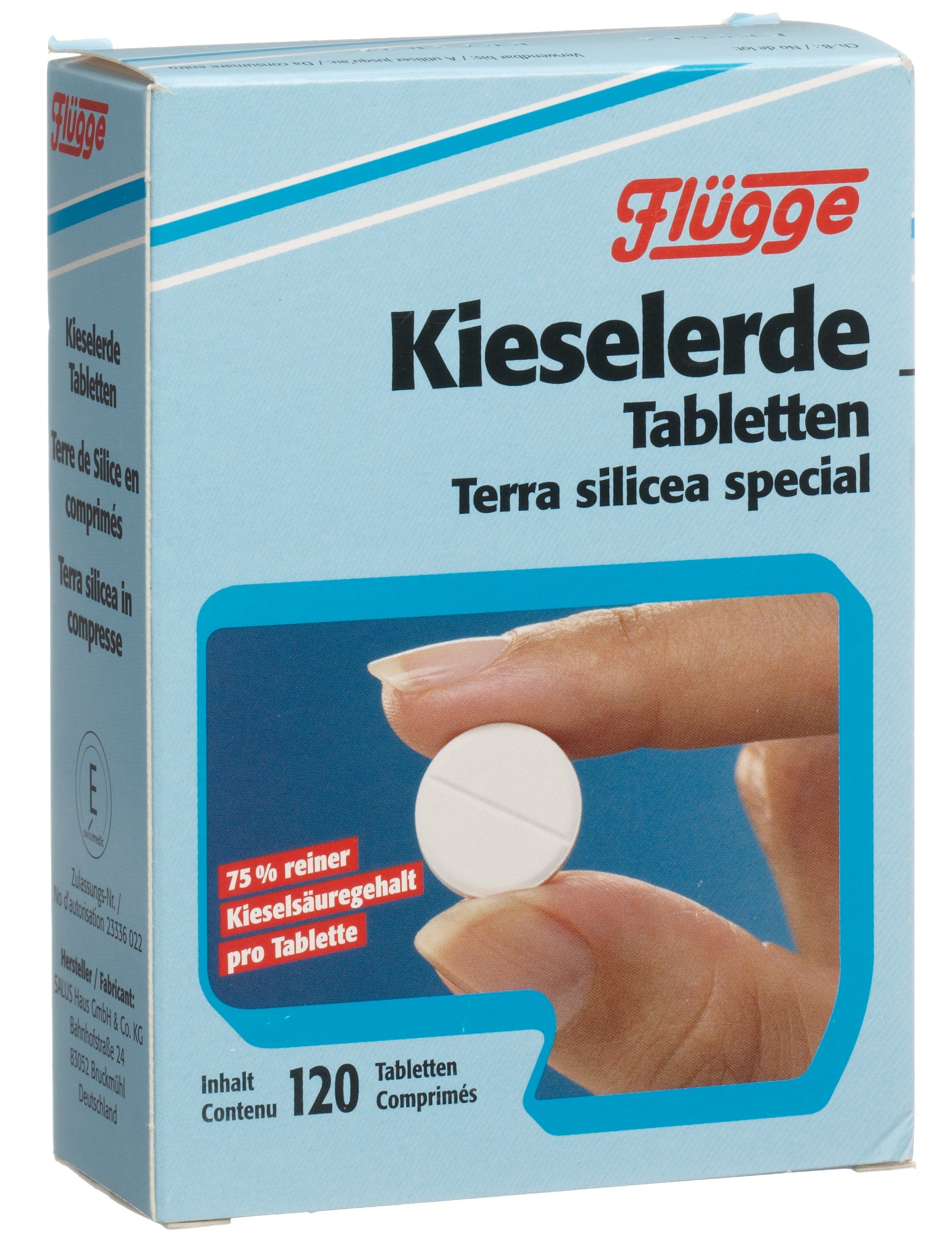 Flügge Kieselerde Tabl 120 Stk