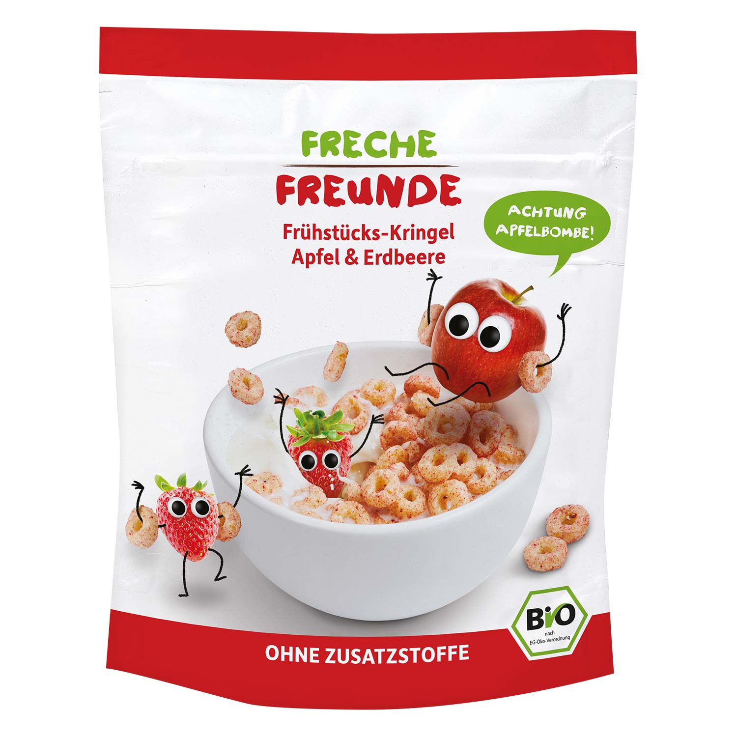 Freche Freunde Frühstücks-Kringel Apfel & Erdbeere 125 g