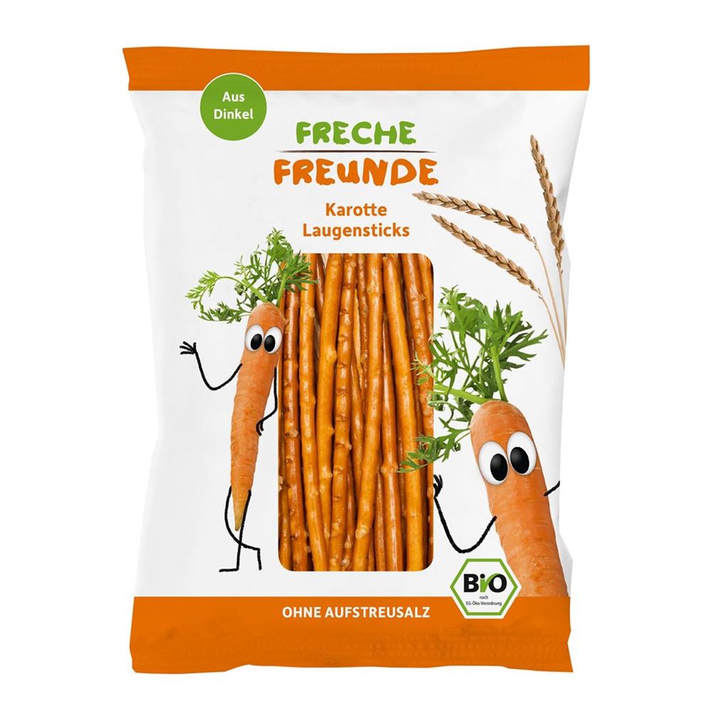 Freche Freunde Laugensticks Karotte Btl 75 g