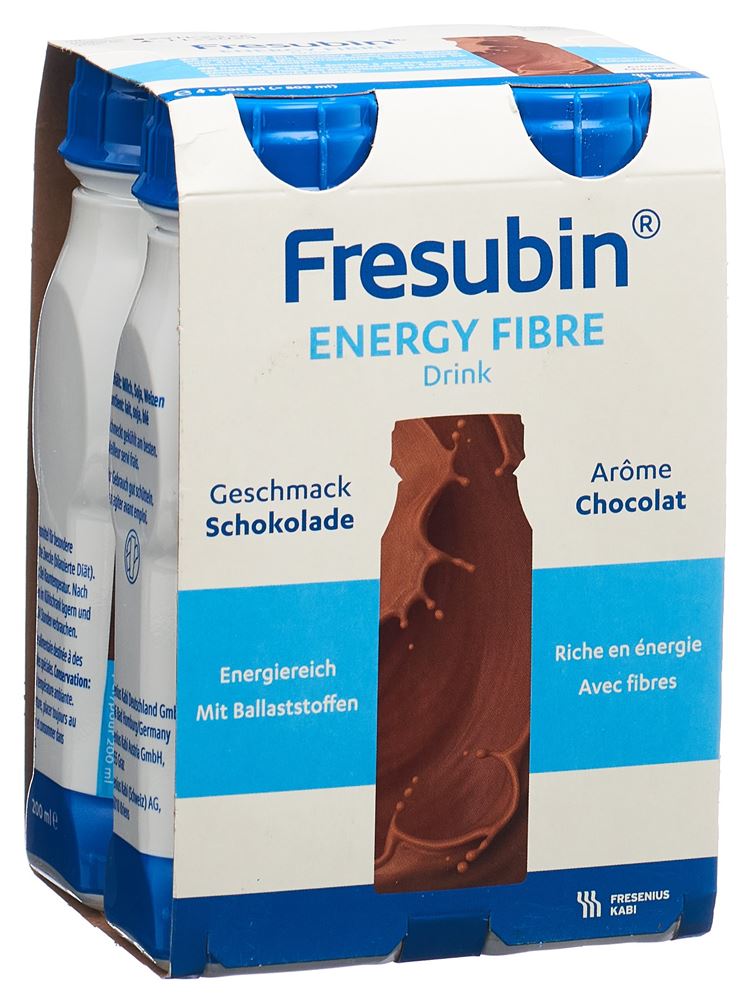 Fresubin Energy Fibre Drink Schokolade 4 Fl 200 ml