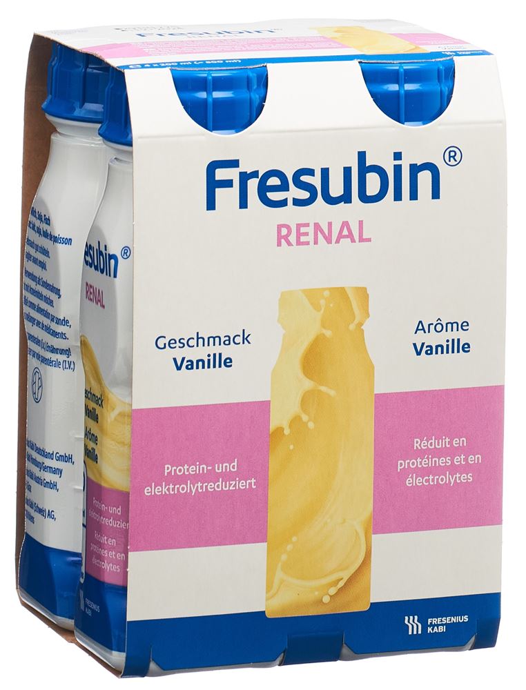 Fresubin Renal Vanille 4 Fl 200 ml