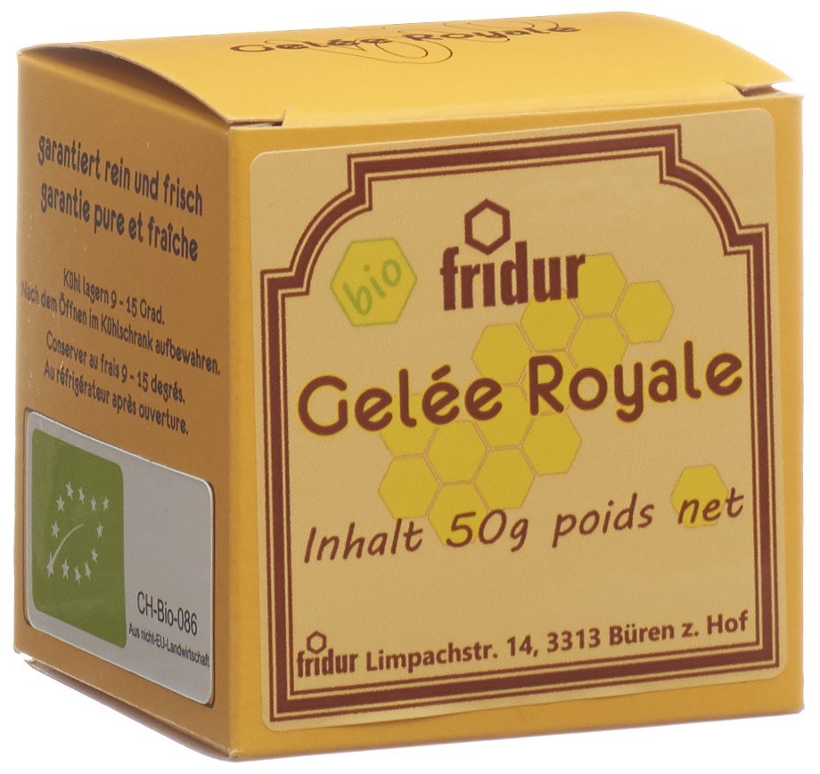 Fridur Bio-Gelée-Royale Glas 50 g