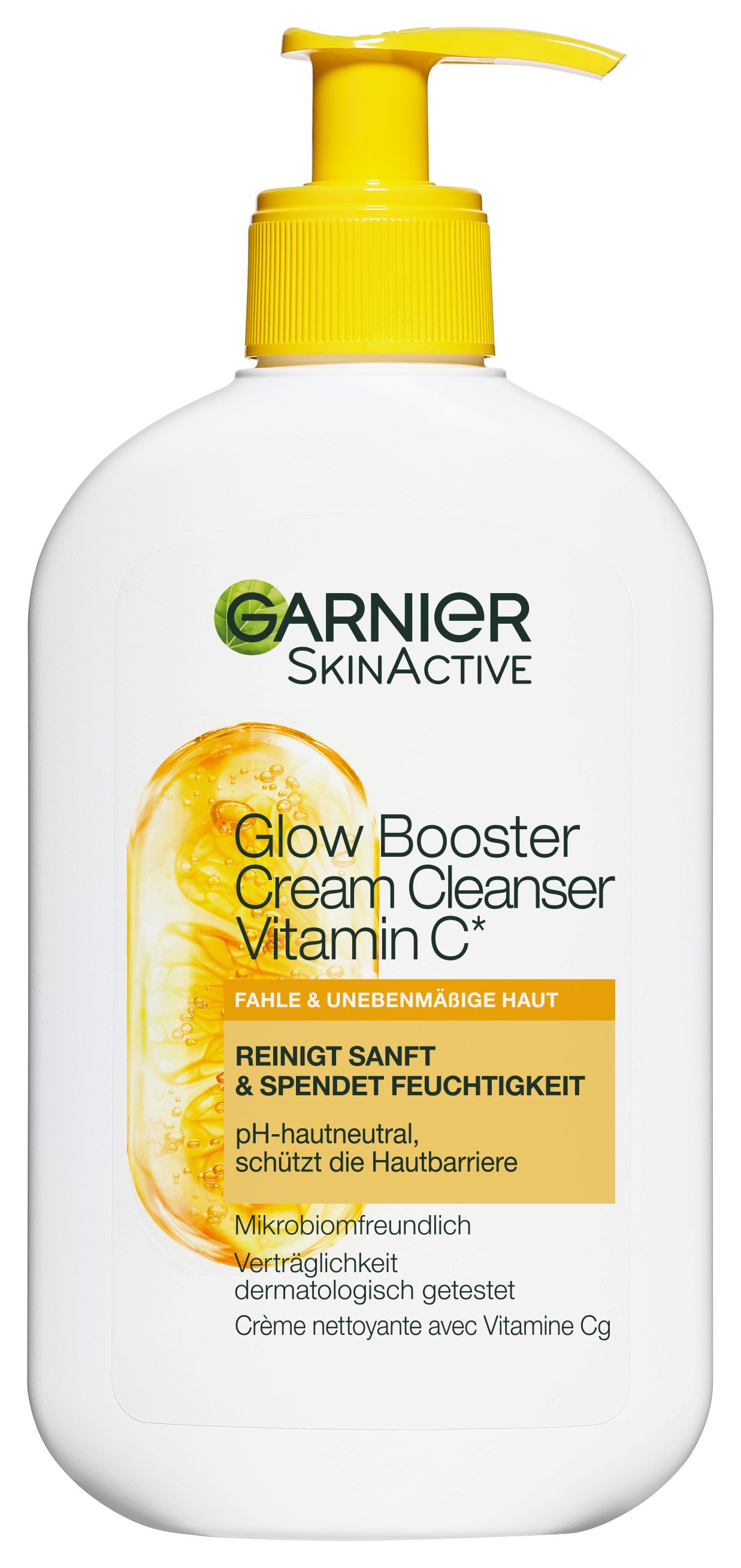 Garnier Glow Booster Cream Cleanser Vitamin C 250 ml